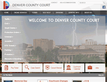 Tablet Screenshot of denvercountycourt.org